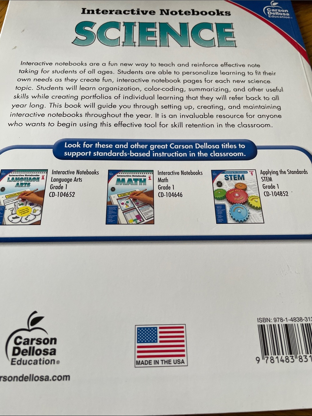 Interactive Notebooks Science Grade 1 NEW - Picture 2 of 13
